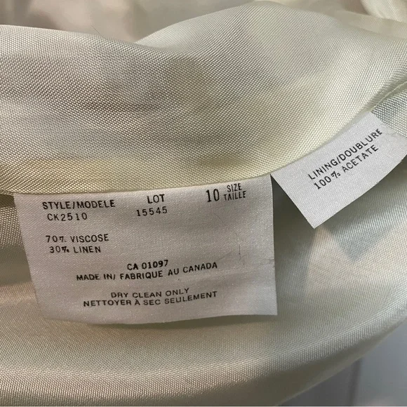 Linen Blend Plaid Jacket - Picture 14 of 14